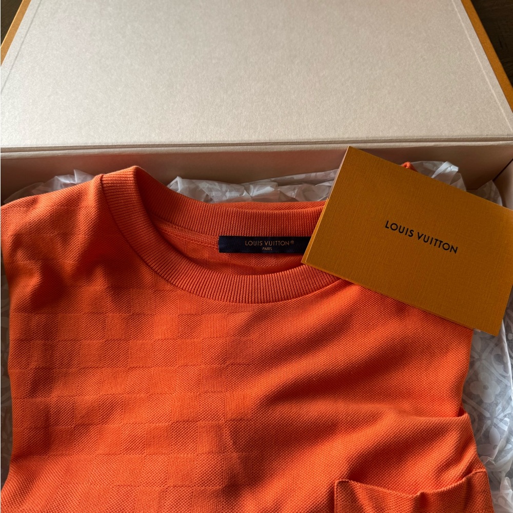 Louis Vuitton Half Damier Pocket T-Shirt